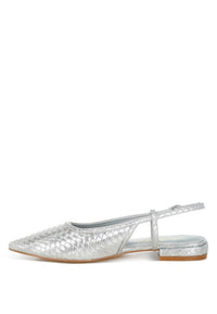 Kurina Metallic Woven Slingback Sandals- Boho Chic Styles by Reef Love