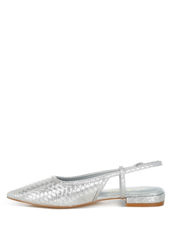 Kurina Metallic Woven Slingback Sandals- Boho Chic Styles by Reef Love