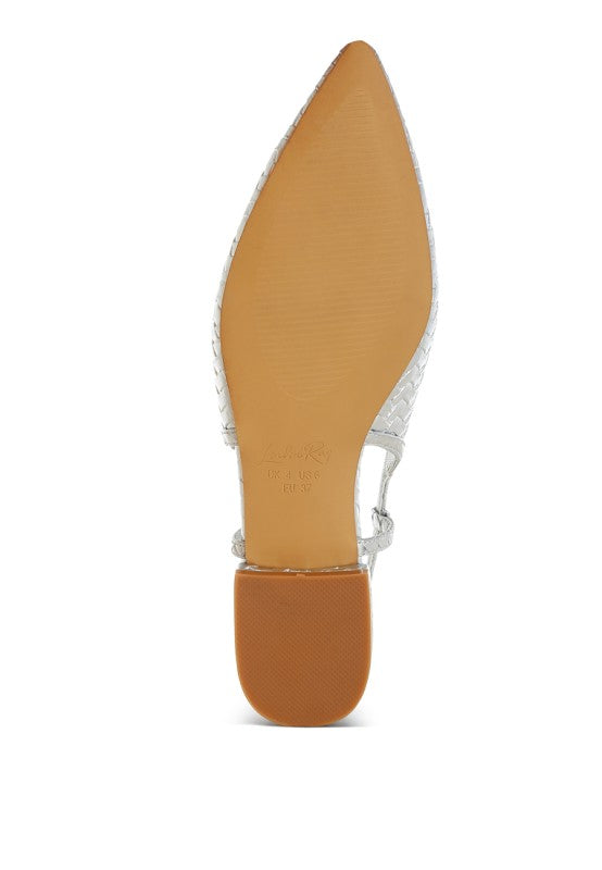 Kurina Metallic Woven Slingback Sandals- Boho Chic Styles by Reef Love