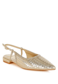 Kurina Metallic Woven Slingback Sandals- Boho Chic Styles by Reef Love