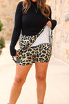 Kylie Leopard Mini Skort-Reef Love