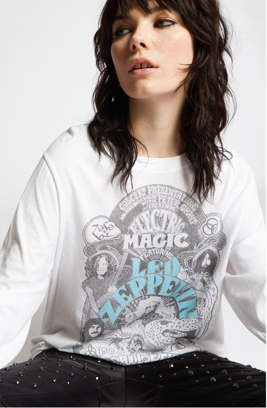 Led Zeppelin Electric Magic Long Sleeve Graphic Tee-Graphic Tee-Reef Love