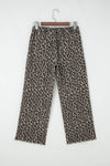 Leopard Denim Straight Leg Loose Fit Ankle Jeans- Boho Chic Styles by Reef Love