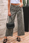 Leopard Denim Straight Leg Loose Fit Ankle Jeans- Boho Chic Styles by Reef Love