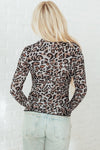 Leopard Mesh Long Sleeve Top- Boho Chic Styles by Reef Love