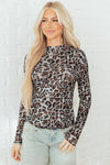 Leopard Mesh Long Sleeve Top- Boho Chic Styles by Reef Love