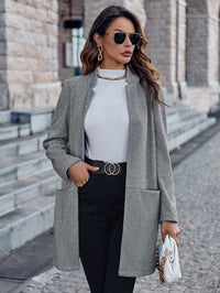 Long Open Front Blazer-Long Open Front Blazer – versatile oversized blazer for chic layering. Perfect for office to evening outfits, cool-weather layers, and boho-chic transitional style.