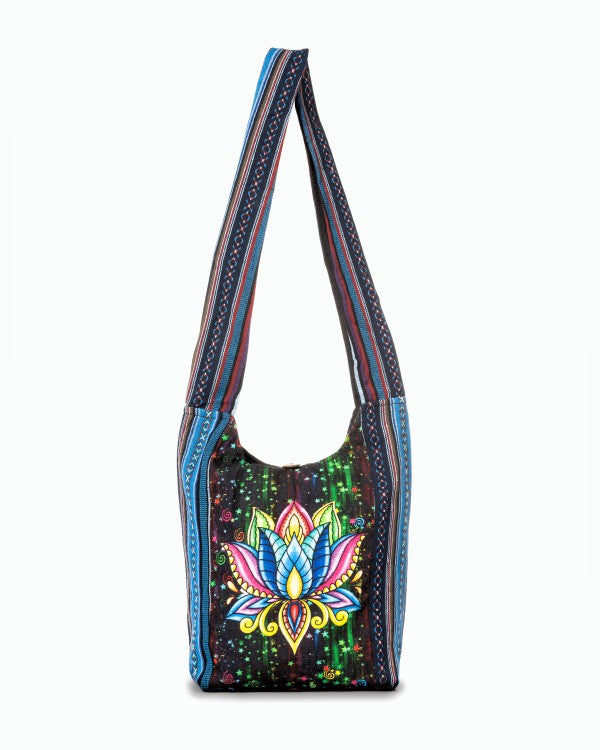 Kathmandu Collection Lotus Handmade Hobo Bag-Hobo Bag-Reef Love