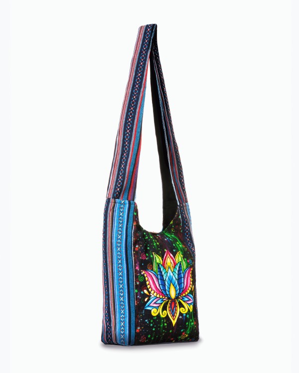 Kathmandu Collection Lotus Handmade Hobo Bag-Hobo Bag-Reef Love