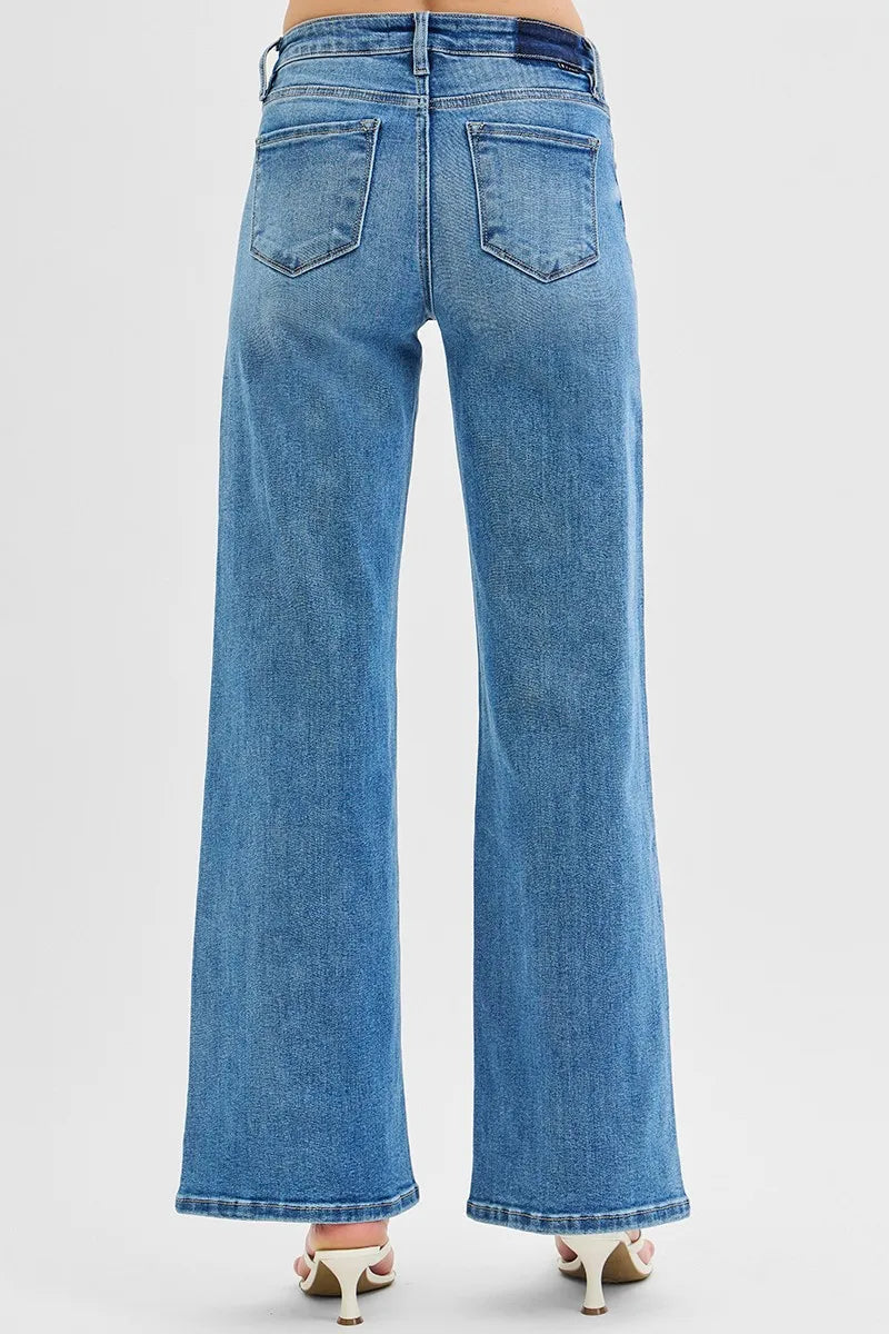 Low Rise Wide Leg Jeans-Wide Leg Jeans-Reef Love
