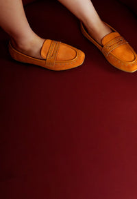 Lumina Penny Strap Studded Loafers-Reef Love