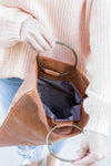 Lux Fold-Over O-Ring Clutch