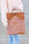 Lux Fold-Over O-Ring Clutch