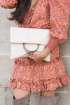 Lux Fold-Over O-Ring Clutch