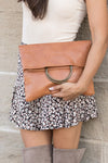 Lux Fold-Over O-Ring Clutch