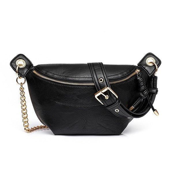 Luxe Convertible Sling Belt Bum Bag-Crossbody Fanny Pack-Reef Love