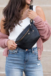 Luxe Convertible Sling Belt Bum Bag-Crossbody Fanny Pack-Reef Love