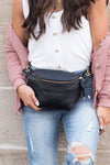 Luxe Convertible Sling Belt Bum Bag-Crossbody Fanny Pack-Reef Love
