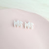 Shop MRS Stud Earrings-Celebrate your “Mrs” moment with lightweight calligraphy stud earrings. Perfect for brides, bachelorettes, honeymoons & anniversaries. Stainless steel posts.-available at Reef Love online boho-chic boutique