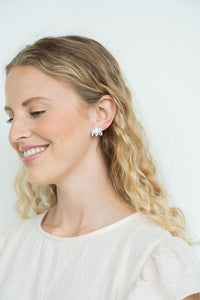 Shop MRS Stud Earrings-Celebrate your “Mrs” moment with lightweight calligraphy stud earrings. Perfect for brides, bachelorettes, honeymoons & anniversaries. Stainless steel posts.-available at Reef Love online boho-chic boutique