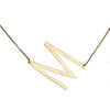 Gold Monogram Initial Necklace