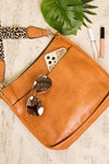 Madalyn Crossbody Handbag with Leopard Print Strap