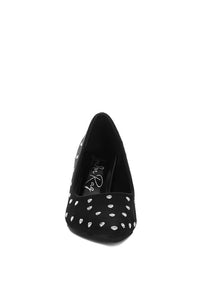 Madhara Heart-Shaped Rhinestones Pumps-Reef Love