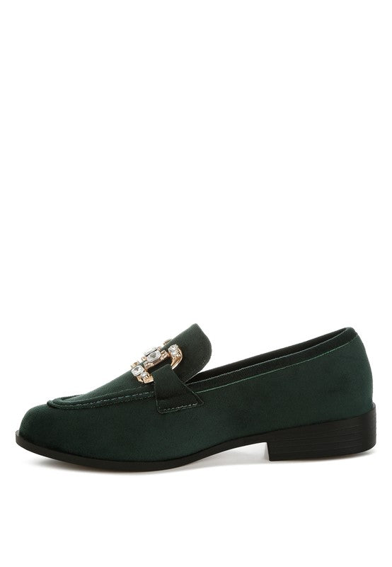 Maestro Diamante Embellished Horsebit Loafers- Boho Chic Styles by Reef Love