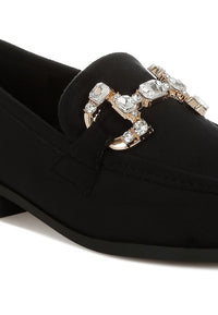 Maestro Diamante Embellished Horsebit Loafers- Boho Chic Styles by Reef Love