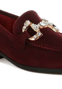 Maestro Diamante Embellished Horsebit Loafers- Boho Chic Styles by Reef Love
