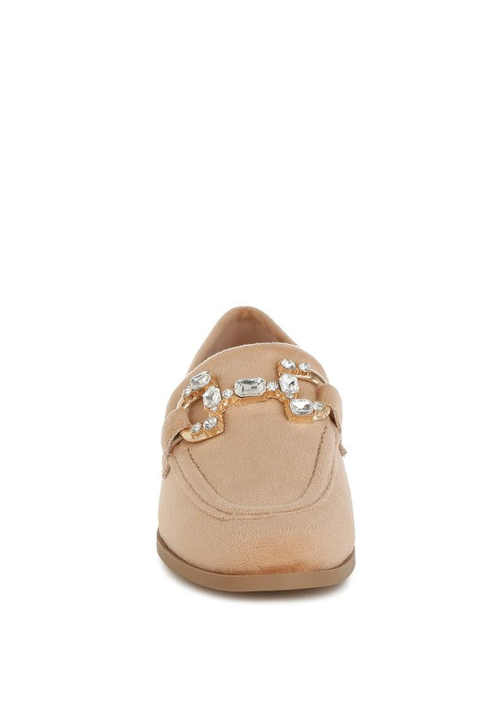 Maestro Diamante Embellished Horsebit Loafers- Boho Chic Styles by Reef Love