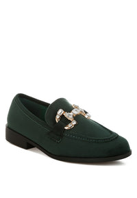Maestro Diamante Embellished Horsebit Loafers- Boho Chic Styles by Reef Love