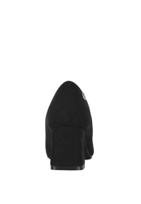 Malai Block Heel Pumps- Boho Chic Styles by Reef Love