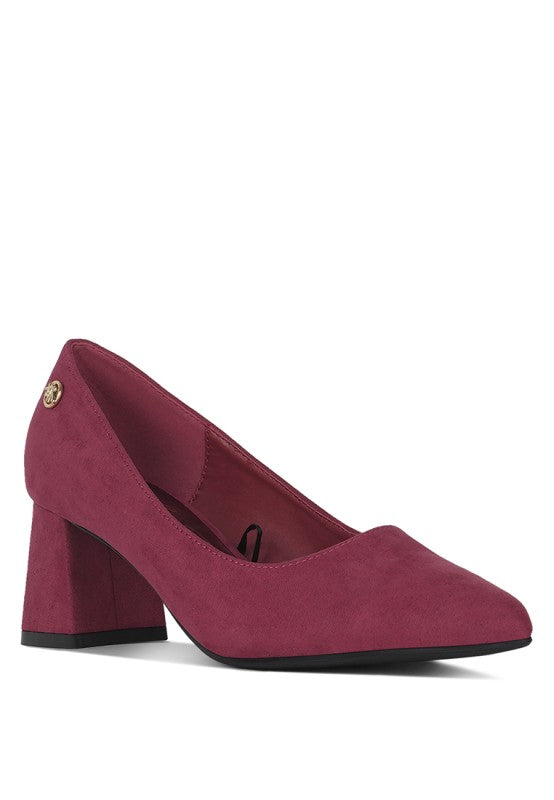 Malai Block Heel Pumps- Boho Chic Styles by Reef Love