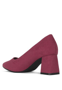 Malai Block Heel Pumps- Boho Chic Styles by Reef Love