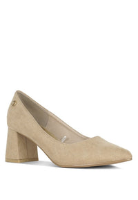 Malai Block Heel Pumps- Boho Chic Styles by Reef Love