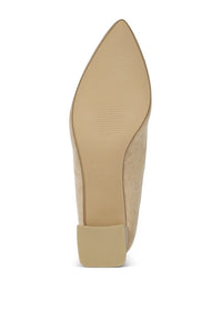 Malai Block Heel Pumps- Boho Chic Styles by Reef Love