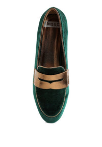 Malta Penny Strap Velvet Loafers- Boho Chic Styles by Reef Love