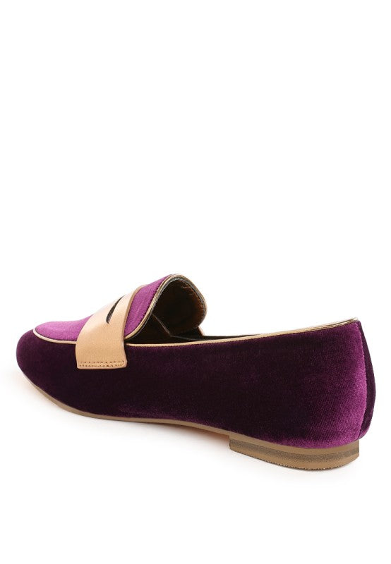 Malta Penny Strap Velvet Loafers- Boho Chic Styles by Reef Love