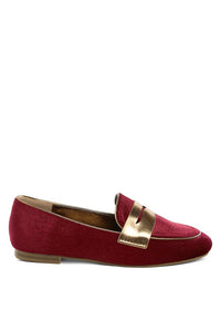 Malta Penny Strap Velvet Loafers- Boho Chic Styles by Reef Love