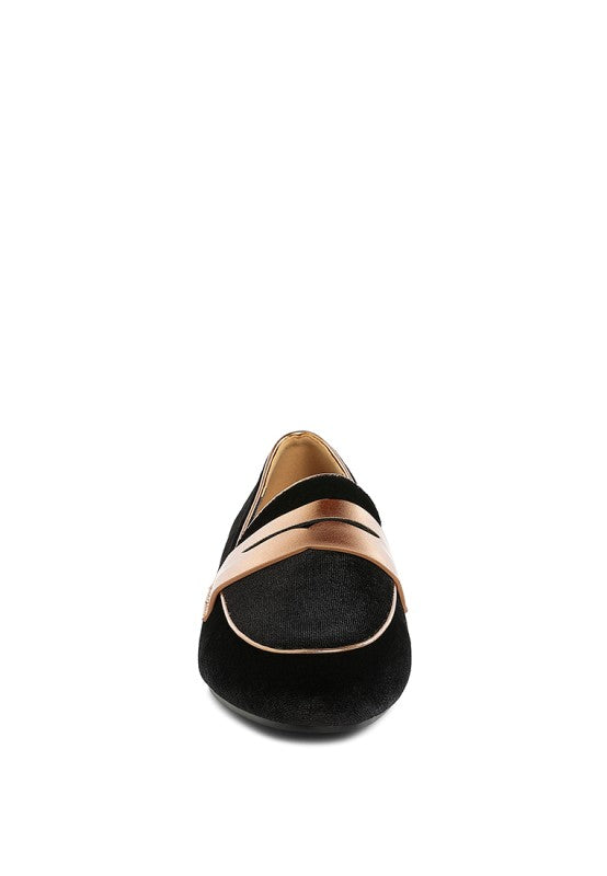 Malta Penny Strap Velvet Loafers- Boho Chic Styles by Reef Love
