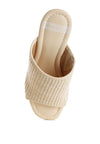 Marengo Raffia Chunky Heel Clogs-Reef Love