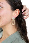 Shop Marley Earrings - Iridescent-Marley Earrings in iridescent acetate with gold-plated brass. Lightweight & hypoallergenic—funky statement earrings perfect for parties, nights out & bold style.-available at Reef Love online boho-chic boutique