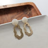 Shop Marley Earrings - Iridescent-Marley Earrings in iridescent acetate with gold-plated brass. Lightweight & hypoallergenic—funky statement earrings perfect for parties, nights out & bold style.-available at Reef Love online boho-chic boutique