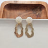 Shop Marley Earrings - Iridescent-Marley Earrings in iridescent acetate with gold-plated brass. Lightweight & hypoallergenic—funky statement earrings perfect for parties, nights out & bold style.-available at Reef Love online boho-chic boutique