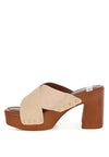 Mearsk Genuine Suede Leather Clogs