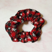 Merry Plaid Scrunchies, Pack of 4-Brighten up your holiday wardrobe with the Merry Plaid Scrunchies, Featuring four different colors and patterns. Perfect for a festive gift or stocking stuffer.