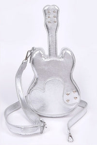 Metallic Guitar Novelty Iconic Swing Bag- Boho Chic Styles by Reef Love