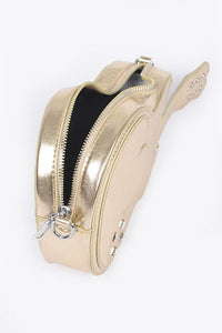 Metallic Guitar Novelty Iconic Swing Bag- Boho Chic Styles by Reef Love