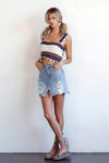Mid Rise Mini Denim Skirt-Denim Mini Skirt-Insane Gene-Reef Love